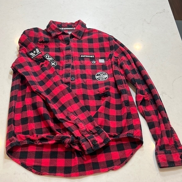 Superdry Tops - Superdry women shirt, size XS, slightly worn.